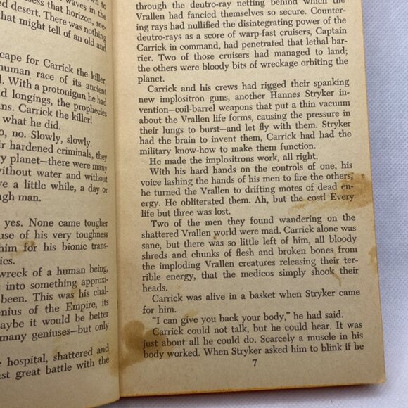 Escape Across The Cosmos by Gardner Fox Vintage Science Fiction 1968 Book - Picture 12 of 16